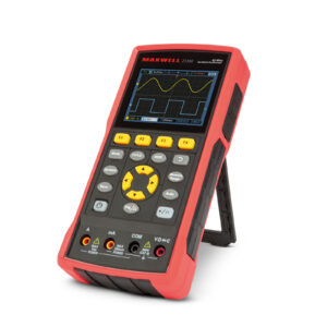 Kézi oszcilloszkóp - akkumulátoros - 3.5 színes LCD - AC/DC, 400V, 40MHz, 2 csatorna, 8K/4K