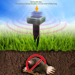 Leszúrható szolár kártevő riasztó