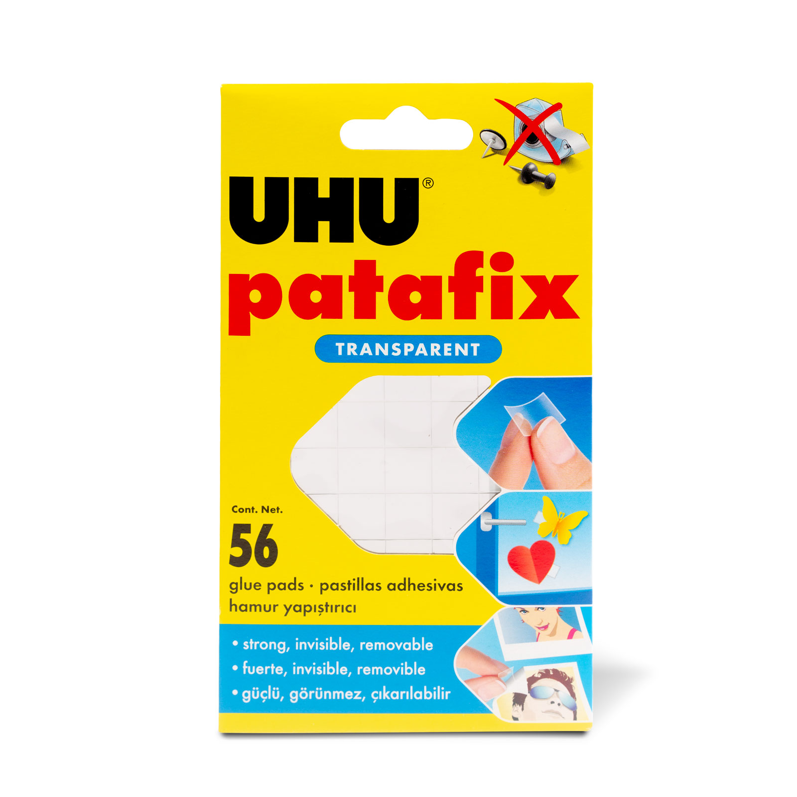 Patafix Invisible gyurmaragasztó - 56 db / csomag
