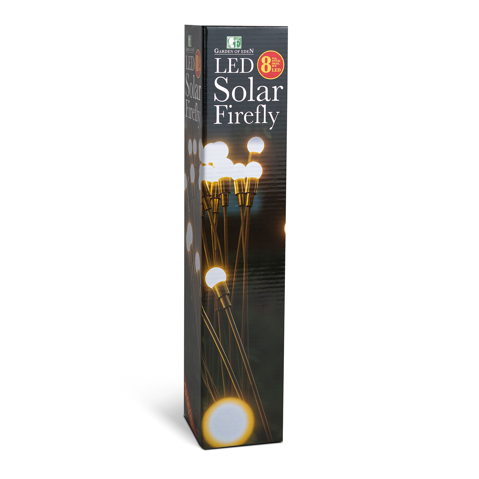 Leszúrható szolár lámpa - szentjánosbogár - 8 melegfehér LED - 70 cm - Image 3