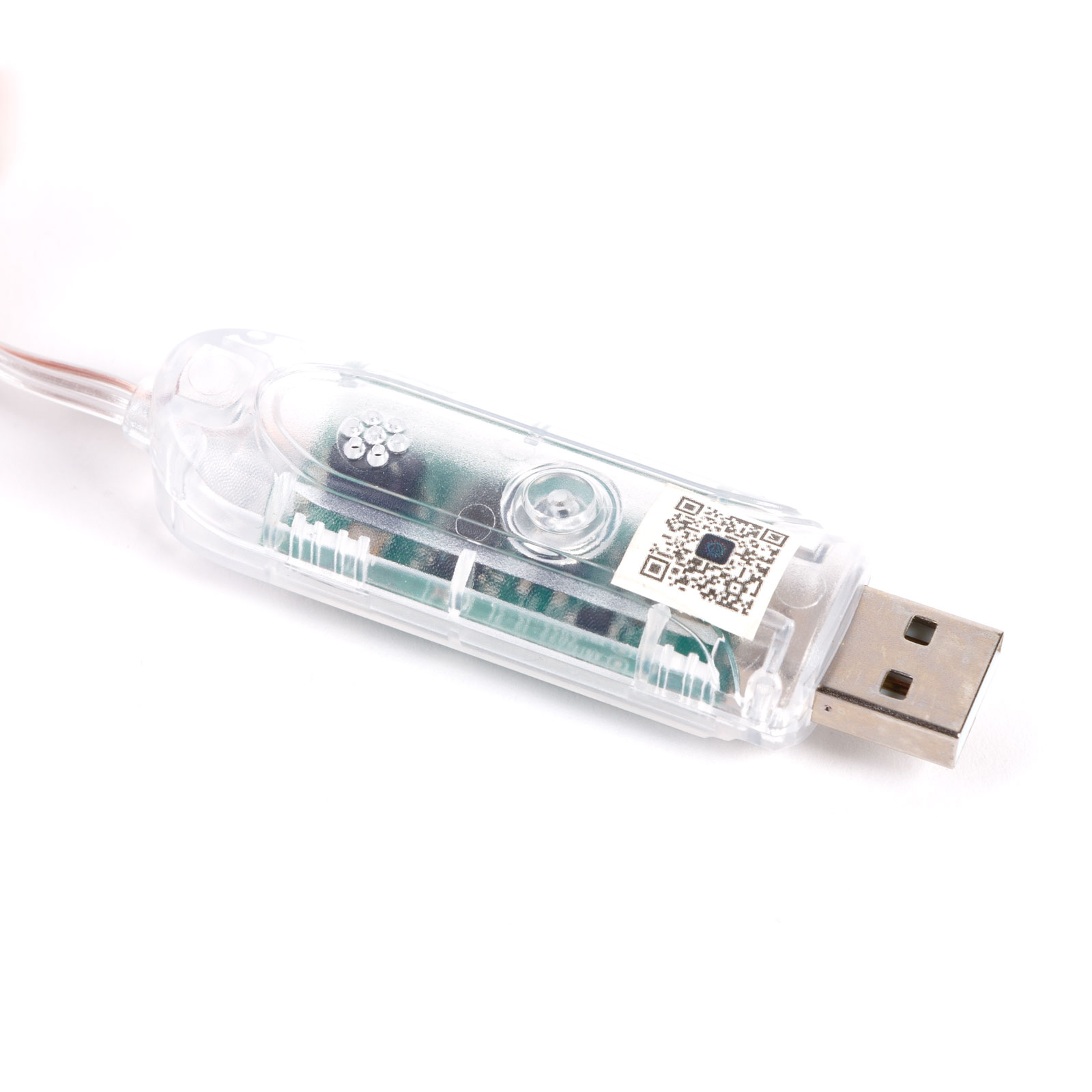 Smart fényfüzér - USB - 33 db RGBIC LED - 5 m - Bluetooth + zene mód - IP65 - Image 3