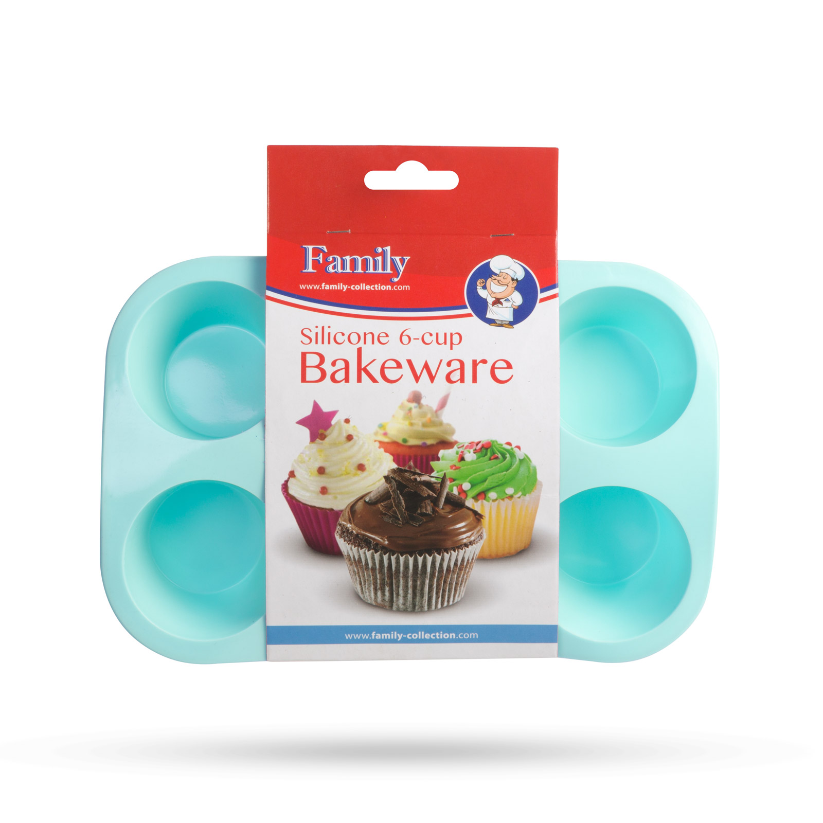 Szilikon muffinsütő-forma - 6 adagos - Image 4