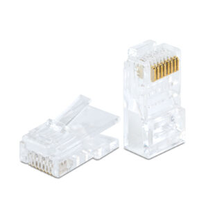 8P8C moduláris dugó - átmenő - UTP CAT6 RJ45