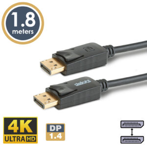 DisplayPort - Displayport kábel - 1.4 - 4K - 1,8 m
