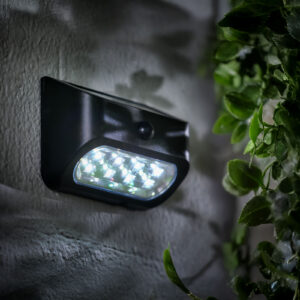 Mozgásérzékelős szolár lámpa - 14 x 6,5 x 10 cm - 8 x SMD LED