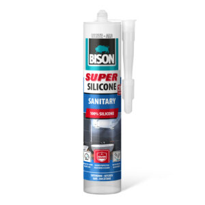 Bison Super szaniter szilikon, fehér - 280ml