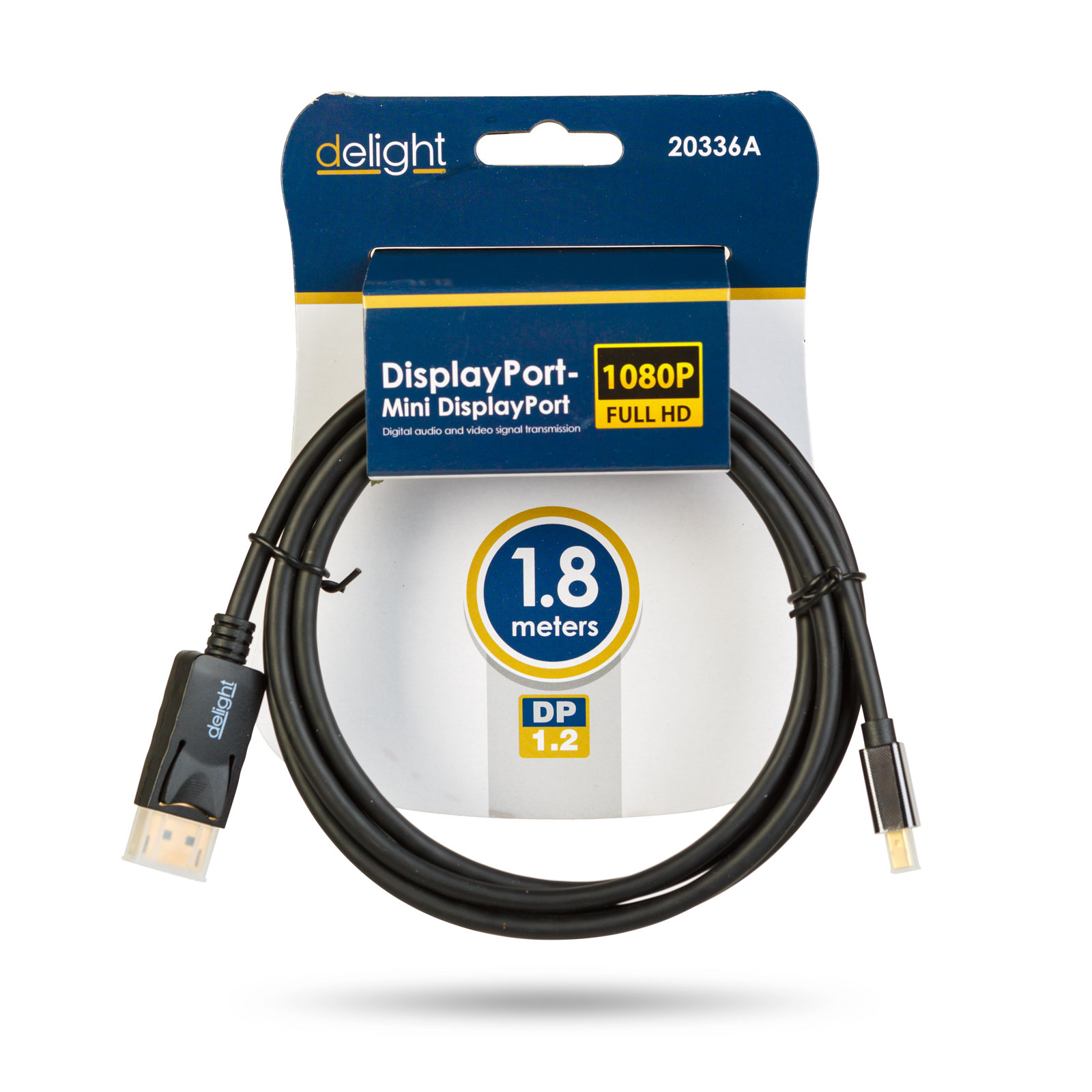 DisplayPort - Mini Displayport kábel - 1.2 - 1080P - 1,8 m - Image 2