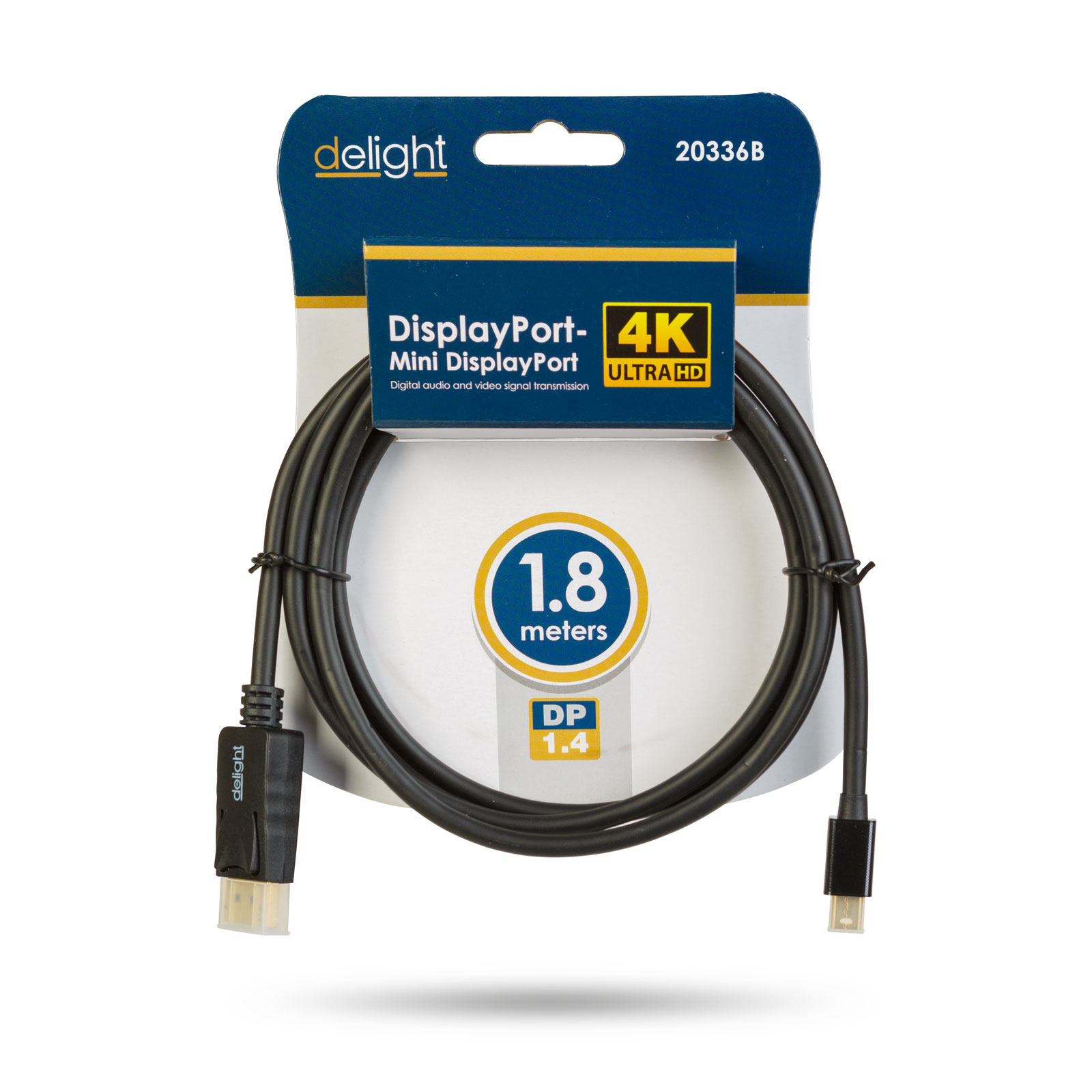 DisplayPort - Mini Displayport kábel - 1.4 - 4K - 1,8 m - Image 2