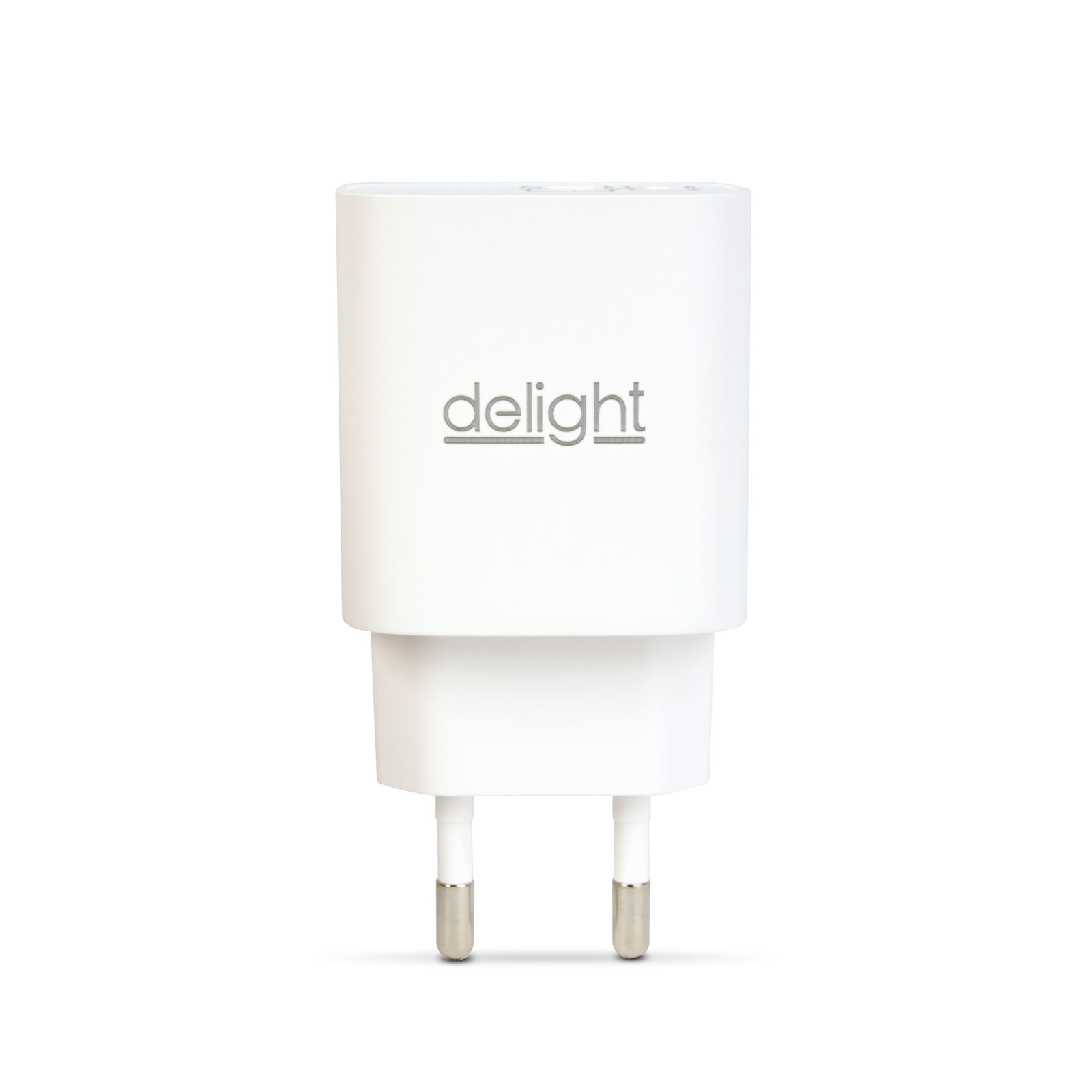 Hálózati Adapter USB + Type-C PD20W gyorstöltéssel - fehér - Image 2