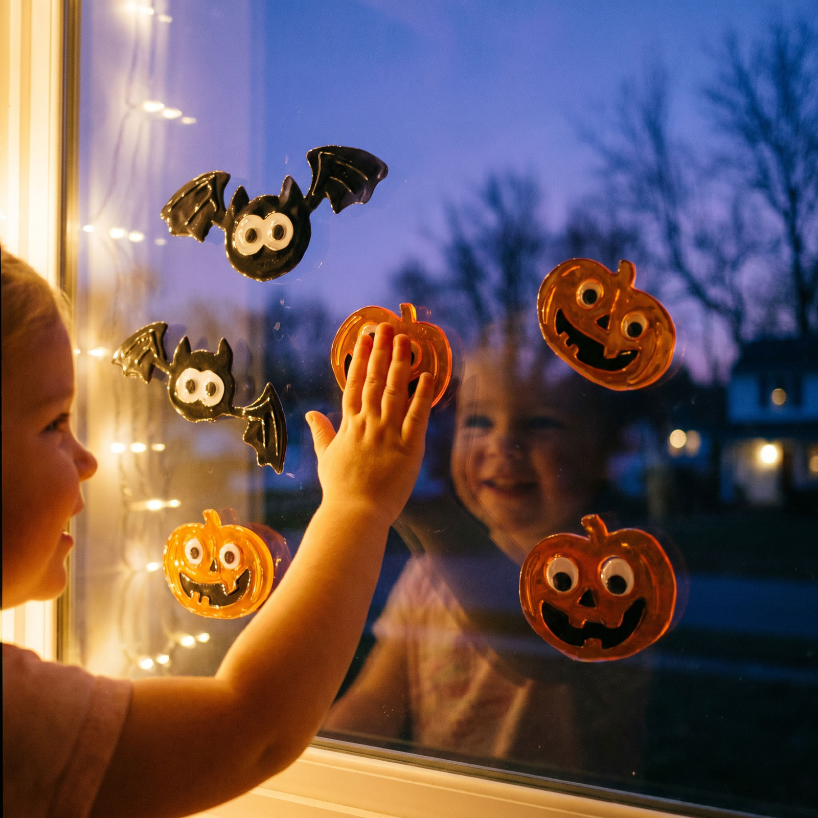 Halloween gél ablakmatrica szett - 50 x 15 cm - 2 féle - Image 2