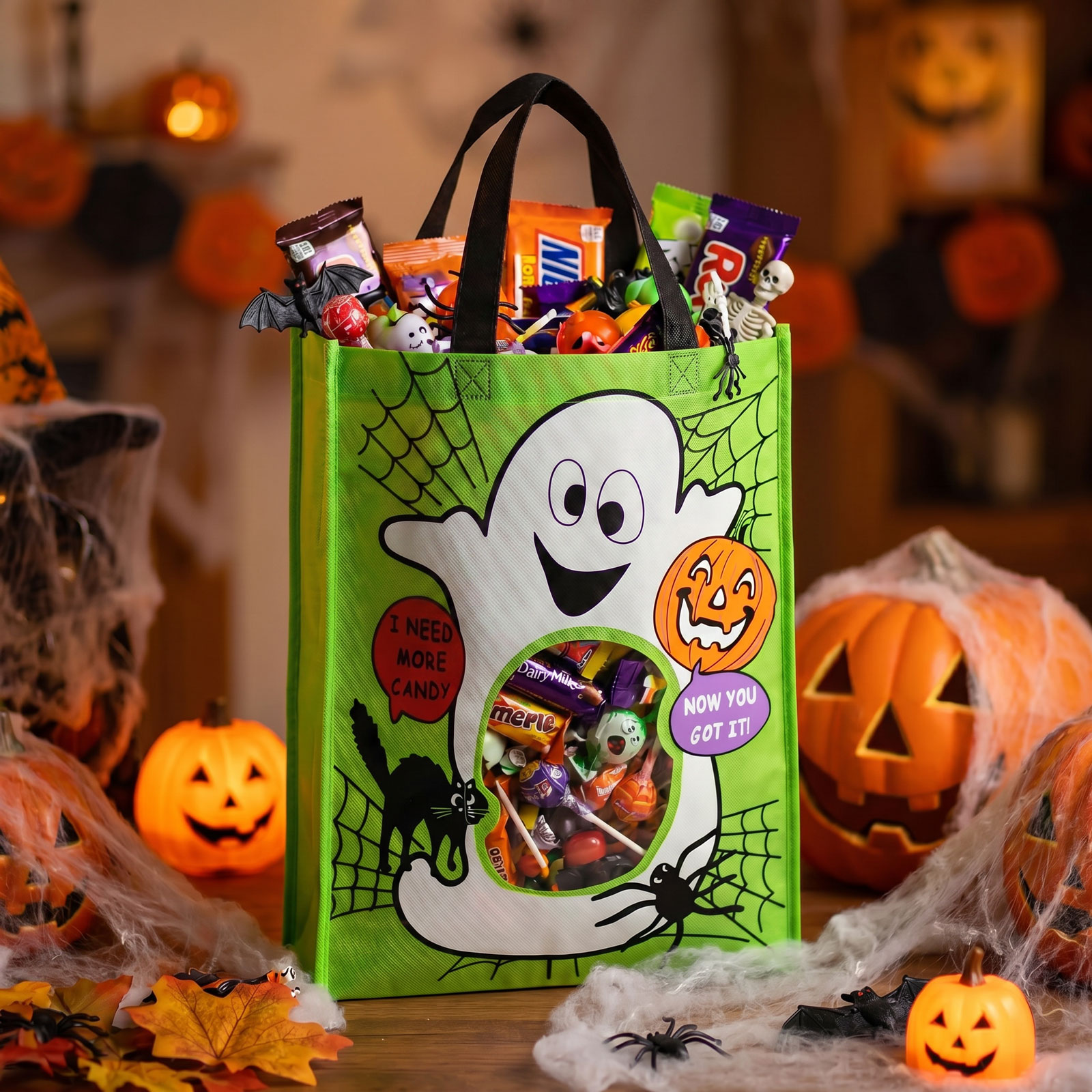 Halloween-i táska - ablakkal - 40 x 30 x 10 cm - 2 féle - Image 2