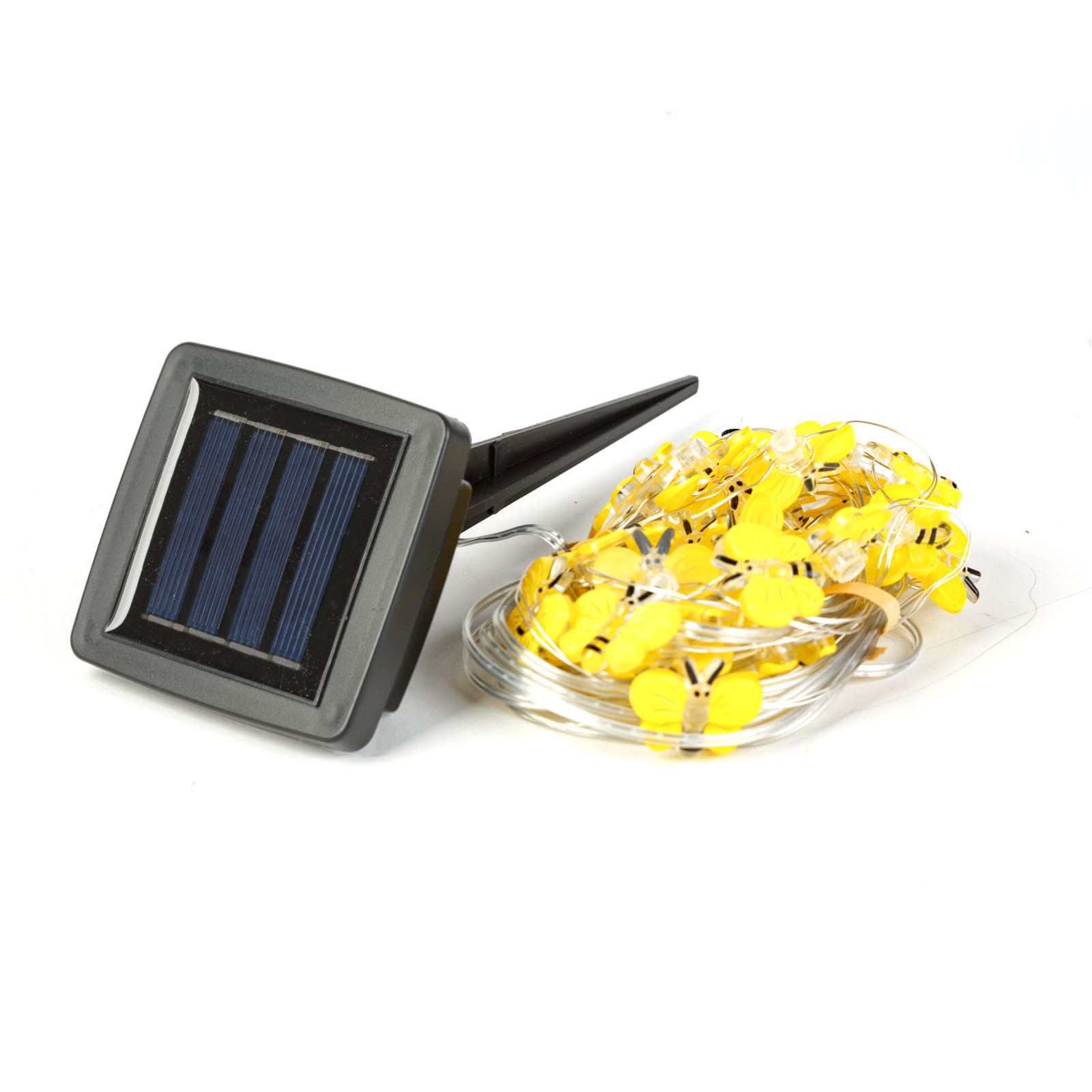 Szolár LED fényfüzér - méhecske - 2,4 m - 25 LED - melegfehér - Image 2
