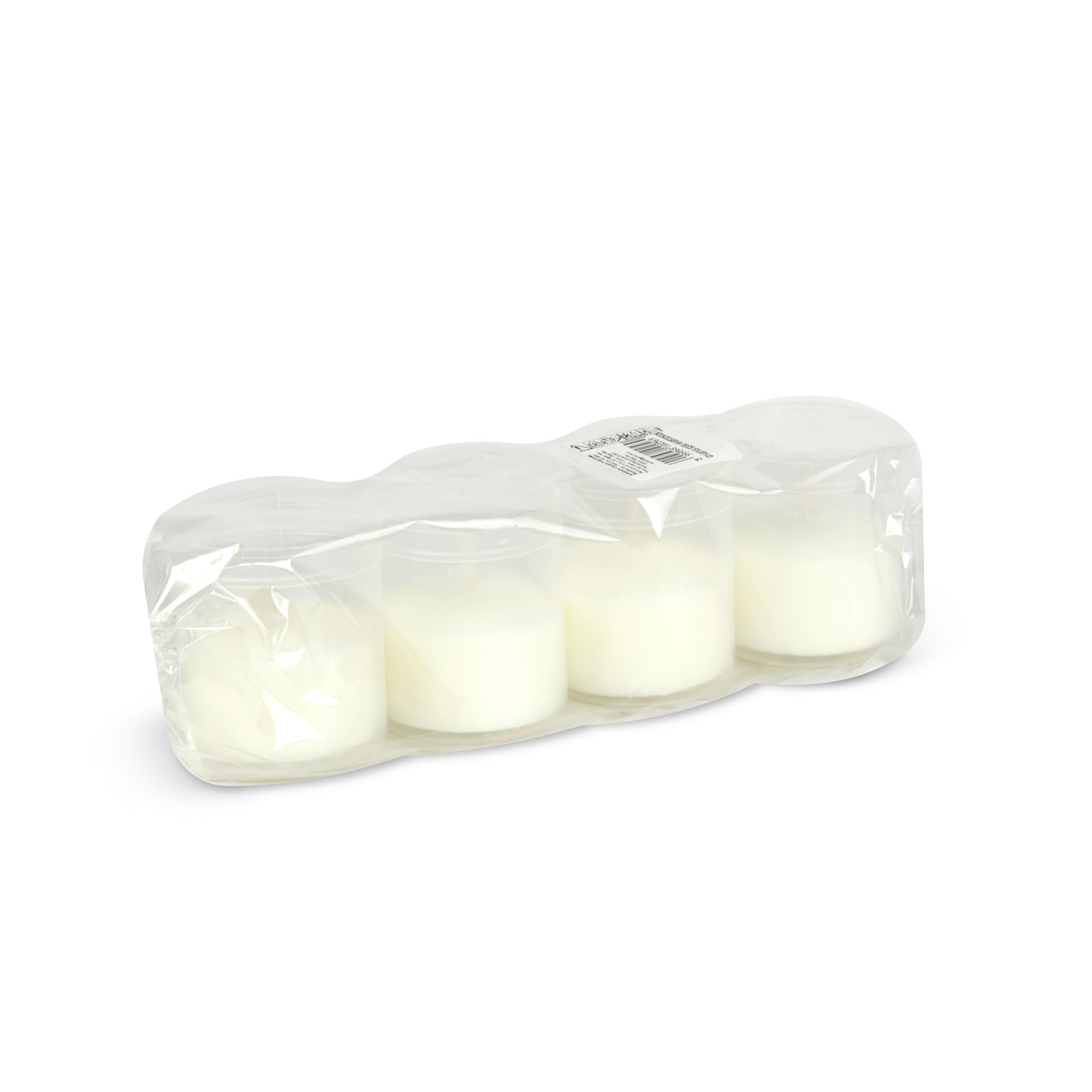 4 db-os mécses betét - 5,5 x Ø5 cm - szín: fehér - Image 2