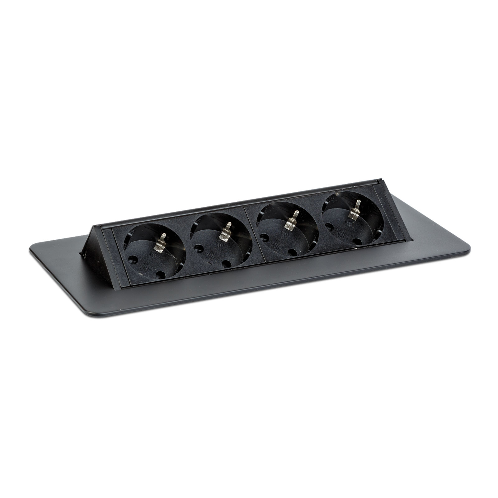 Rejtett elosztó - 4-es - Felnyíló kivitel - fekete - Image 5
