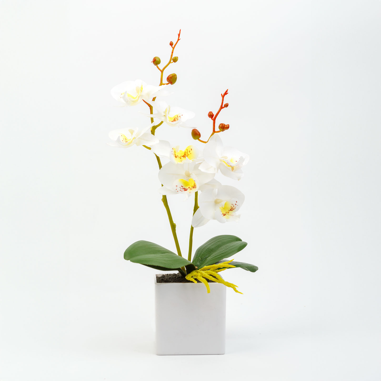 Műnövény dekoráció - orchidea - 3 féle - 37 cm - Image 6